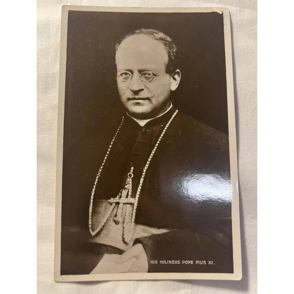 1920s His Holiness Pope Pius XI Catholic RPPC Real Photo Postcard Vatican